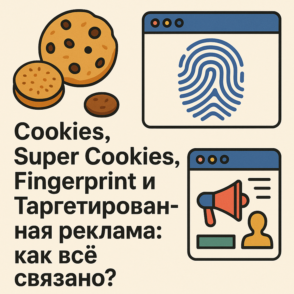 Cookies, Super Cookies, Fingerprint и Таргетированная реклама: как всё связано?