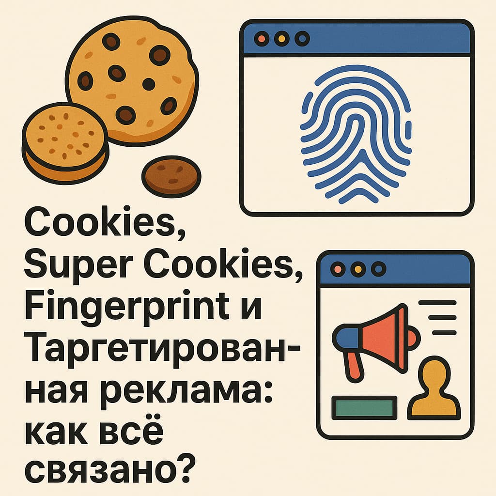 Cookies, Super Cookies, Fingerprint и Таргетированная реклама: как всё связано?